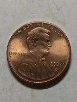 Лот: 16500814. Фото: 2. США 1 цент, 2007 Отметка монетного... Монеты