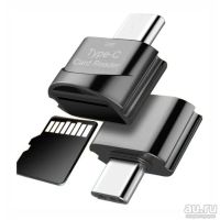 Лот: 18228608. Фото: 2. Адаптер USB Type C в Micro-SD... Аксессуары