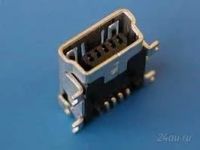 Лот: 2227568. Фото: 2. Гнездо Mini USB (M1-J). Радиодетали  (электронные компоненты)