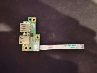 Лот: 20242052. Фото: 2. Плата с разъемами USB на шлейфе... Комплектующие