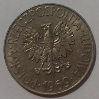 Лот: 3854582. Фото: 2. 10 злотых 1969 года. Польша. Тадеуш... Монеты