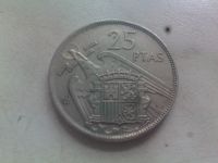 Лот: 17559153. Фото: 2. Испанские 25 песет. Монеты