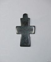 Лот: 17899090. Фото: 2. Крест нательный в византийском... Антиквариат
