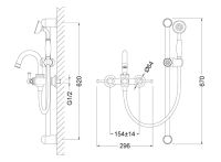 Лот: 3425578. Фото: 2. Смеситель 8025020. Сантехника, водопровод