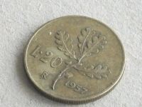 Лот: 17886413. Фото: 3. Монета 20 лир Италия 1957 Флора... Коллекционирование, моделизм