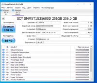Лот: 23361386. Фото: 2. 256Gb SSD M.2 SCY smm5t1g25600d... Комплектующие