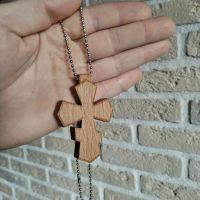 Лот: 22176069. Фото: 4. Крестик в авто на крученой цепочке... Красноярск