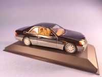 Лот: 18217128. Фото: 2. Mercedes 600 S (140), Black, Minichamps... Моделизм
