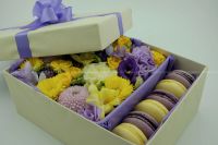 Лот: 6359903. Фото: 2. FlowerBox Цветочная коробка Коробка... Цветы, букеты