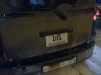 Лот: 6682173. Фото: 2. Toyota Bb Табличка под место для... Автохимия, масла, тюнинг