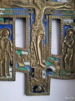 Лот: 12731753. Фото: 4. Распятие, 5 цветов эмали. 19в. Красноярск