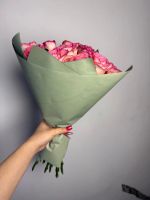 Лот: 25797302. Фото: 2. 2. Букет из розовых роз быстрые... Цветы, букеты