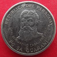 Лот: 1853872. Фото: 2. (№1764) 500 гуарани 2007 (Парагвай... Монеты