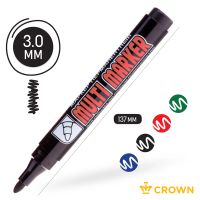 Лот: 25013421. Фото: 3. Набор маркеров перманентных Crown... Компьютеры, оргтехника, канцтовары