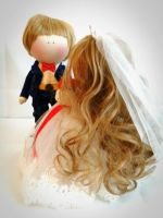 Лот: 8858168. Фото: 3. Ручная работа. Молодожены. Сувениры, подарки