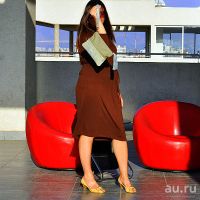 Лот: 17203462. Фото: 3. Кожаный клатч "Francesca" Голубой... Красноярск
