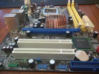 Лот: 4613429. Фото: 5. Материнская плата ASUS P5KPL-AM...