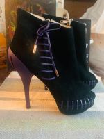 Лот: 16699085. Фото: 2. Туфли-ботильоны фиолетовые. Женская обувь
