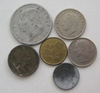 Лот: 10627502. Фото: 2. 6 иностранных монет с рубля. Монеты