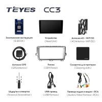 Лот: 21427570. Фото: 5. Штатная магнитола Teyes CC3 4...