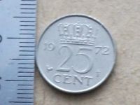Лот: 15194262. Фото: 4. Монета 25 цент Нидерланды 1972... Красноярск