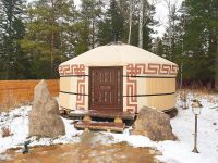 Лот: 19296776. Фото: 3. Юрта, диаметр 5м, площадь 21 м2. Строительство и ремонт