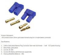 Лот: 19189087. Фото: 2. Разъем EC2, штекер+гнездо. Радиодетали  (электронные компоненты)