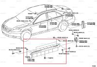 Лот: 8513470. Фото: 2. Пластиковые пороги toyota camry... Автозапчасти
