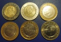 Лот: 25244405. Фото: 2. Турция 1 лира 2005-2024 гг. (6... Монеты