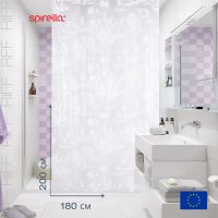 Лот: 24943410. Фото: 5. Штора для ванной комнаты Spirella...