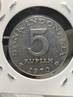 Лот: 19402319. Фото: 2. Индонезия 5 рупий, 1970. Монеты