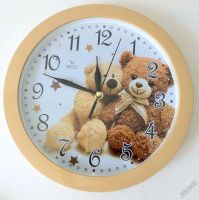 Лот: 16740423. Фото: 2. 🐻 Часы для детской комнаты "Мишки... Предметы интерьера