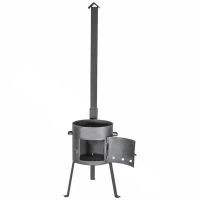 Лот: 15821759. Фото: 2. Печь под казан 8-10л с трубой... Посуда, кухонная утварь