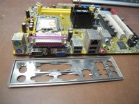 Лот: 10817955. Фото: 2. Материнская плата 775 ASUS P5GC-MX... Комплектующие