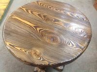 Лот: 4736307. Фото: 3. Столик круглый под старину. Массив... Мебель