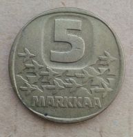 Лот: 18809013. Фото: 2. Финляндия. 5 марок. 1982 г. Корабль... Монеты