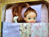 Лот: 11024083. Фото: 5. Кукольный домик кроватка с куколкой...