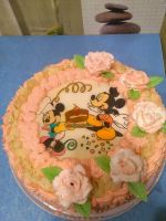 Лот: 6052459. Фото: 2. Торт с Микимаусами. Кондитерские изделия, конфеты