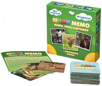 Лот: 13940077. Фото: 2. Настольная игра Ми-Ми-Мемо Дикие... Сувениры, подарки