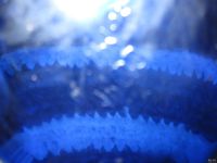 Лот: 12960981. Фото: 2. Салатник из синего стекла. Антиквариат