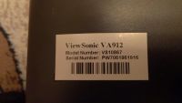 Лот: 4948018. Фото: 3. TFT Монитор ViewSonic VA912 19... Компьютеры, оргтехника, канцтовары