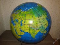 Лот: 1996575. Фото: 2. Гигантский надувной глобус-мяч. Игрушки