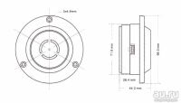 Лот: 9595979. Фото: 5. Magnum MLT 1.0TI титановый твитер...