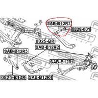Лот: 16168862. Фото: 3. Сайлентблок рычага подвески Subaru... Авто, мото, водный транспорт