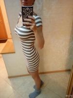 Лот: 8658478. Фото: 3. Платье в полоску, отличное состояние. Одежда, обувь, галантерея