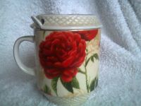 Лот: 3333745. Фото: 2. Кружка - заварник с ложечкой 350... Посуда, кухонная утварь