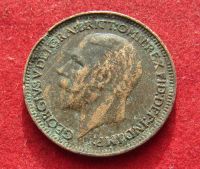 Лот: 20996385. Фото: 2. Великобритания 1 фартинг, 1936г... Монеты