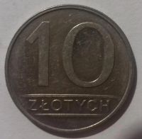 Лот: 8127675. Фото: 2. 10 злотых 1986 год. Польша. Монеты