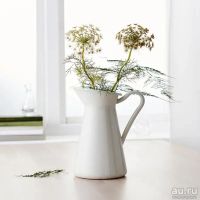 Лот: 12830289. Фото: 5. Кувшин, белый, 22 см