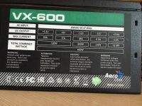 Лот: 8008512. Фото: 5. Блок питания AERO COOL VX-600...